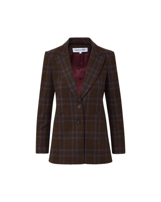 Veronica Beard Maci Plaid Dickey Jacket