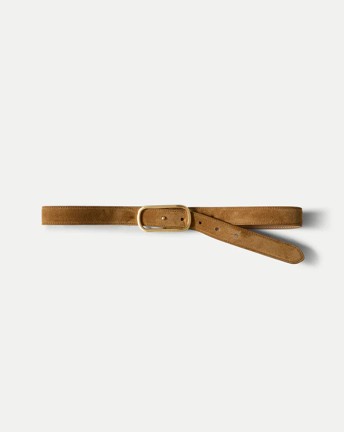 Veronica Beard Loop Suede Belt