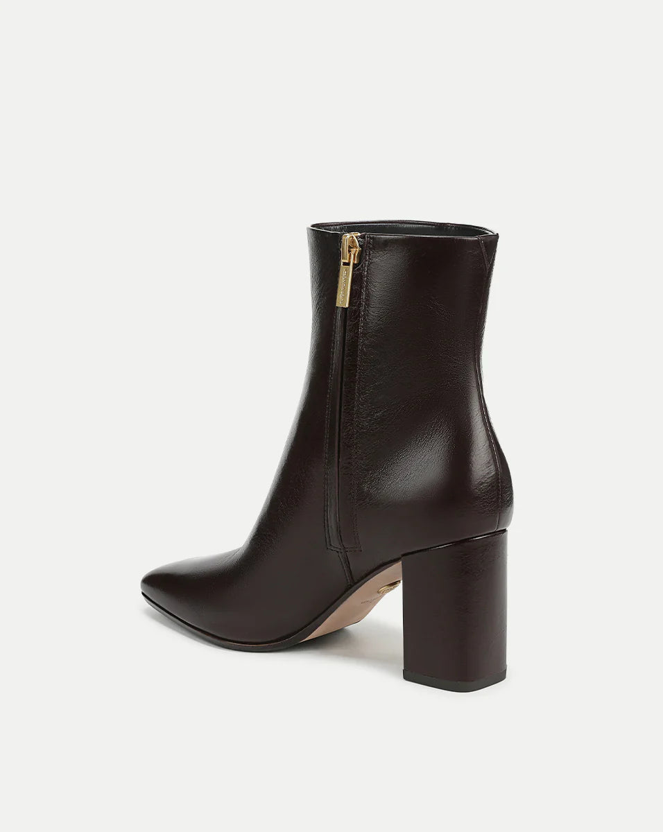 Veronica Beard Cera Leather Ankle Boot