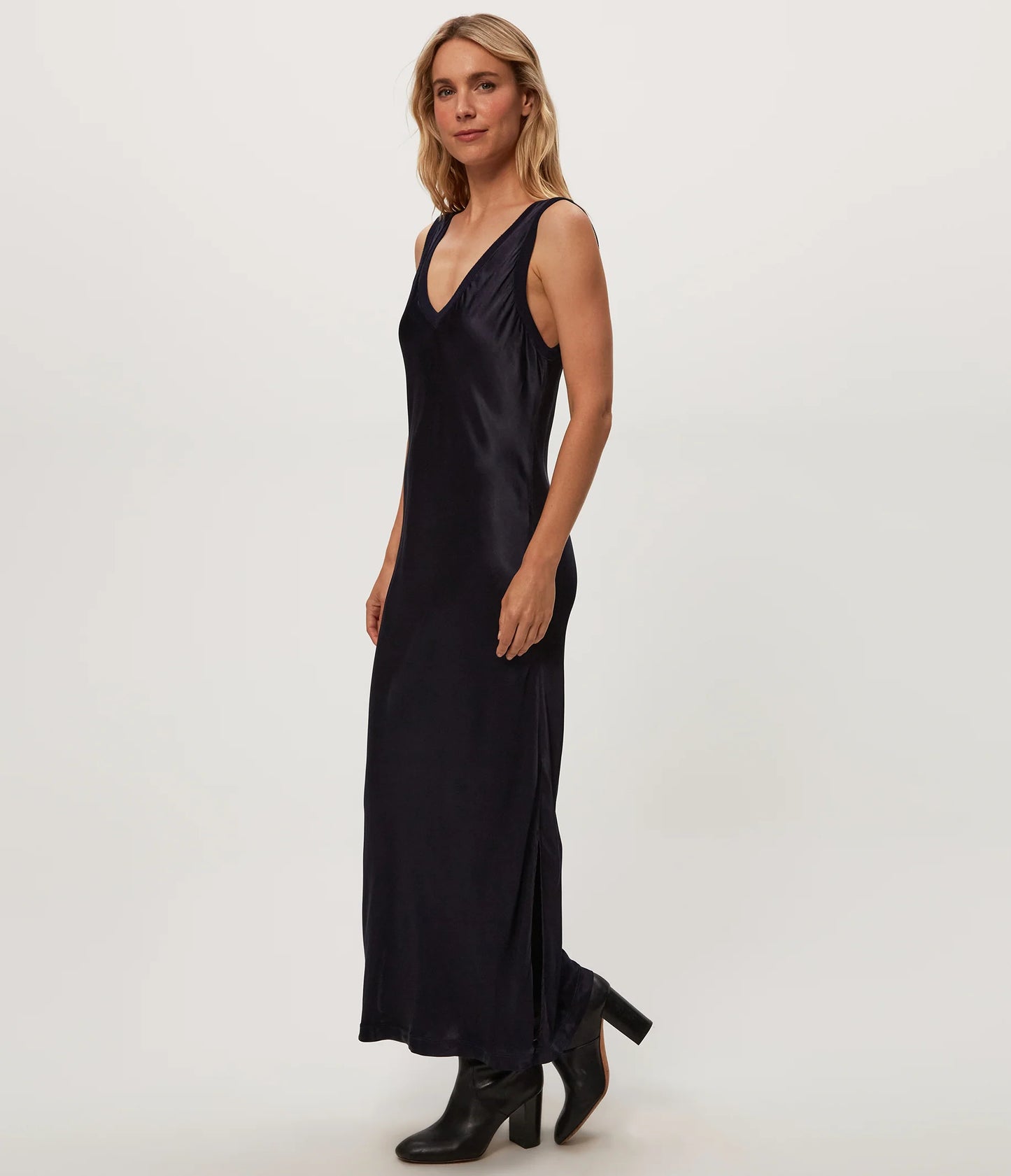 Michael Stars Randi Satin Midi Dress