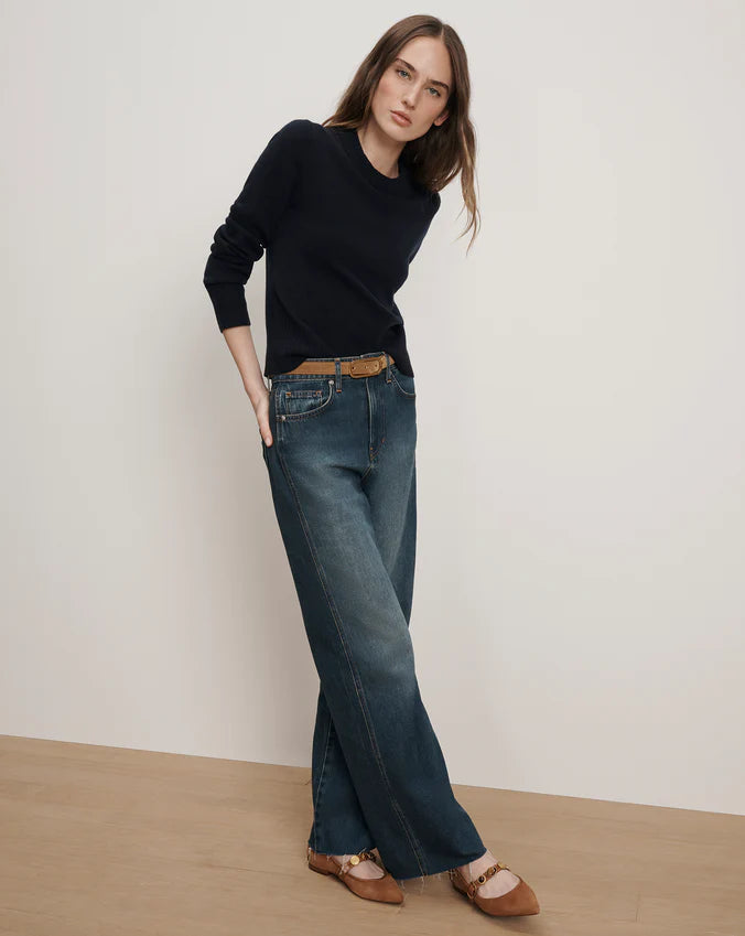 Veronica Beard Loop Suede Belt