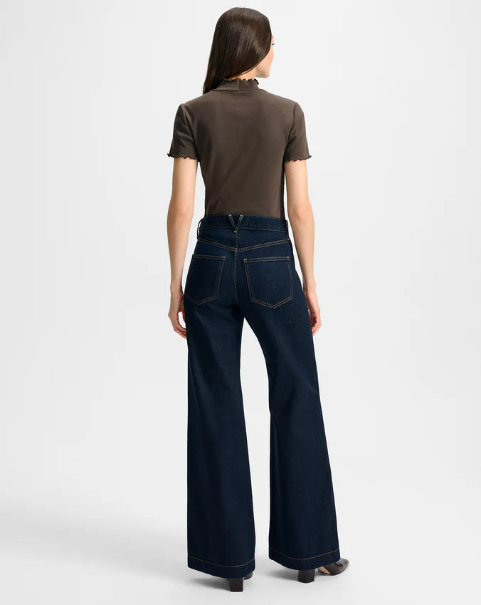 Veronica Beard Kasey Wide-Leg Jean