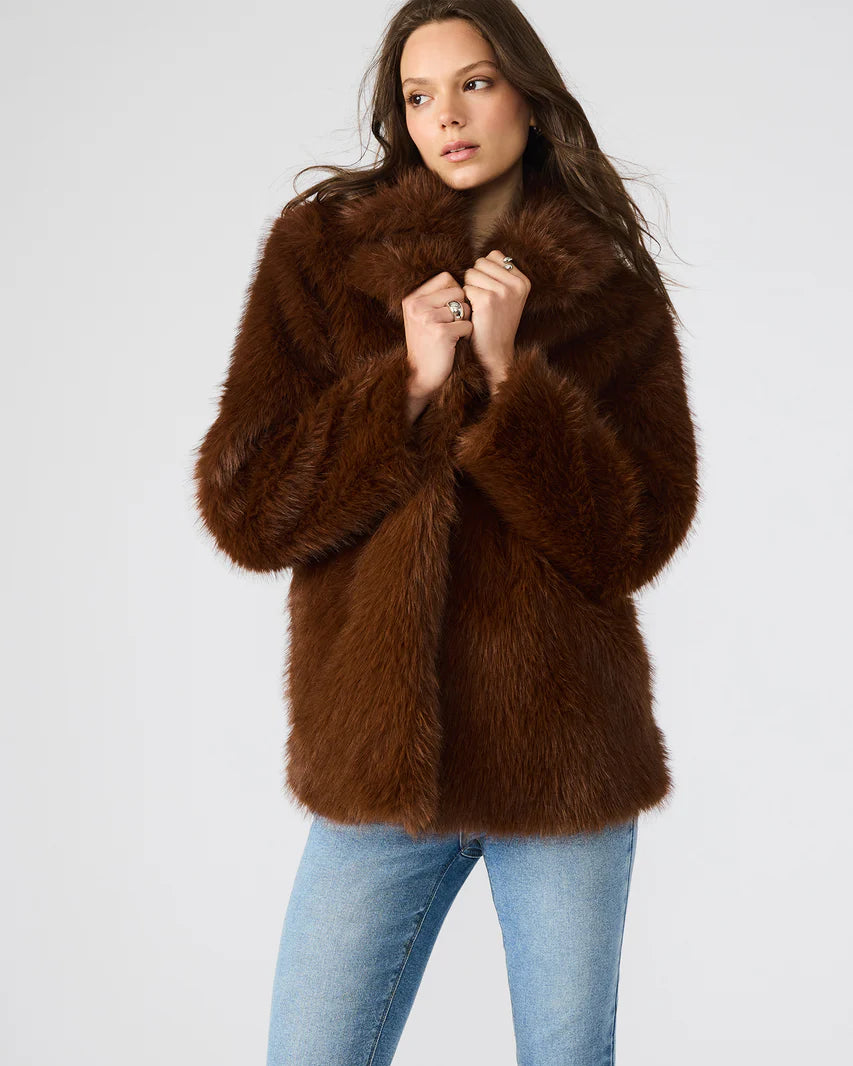Steve Madden Kindra Faux Fur Jacket