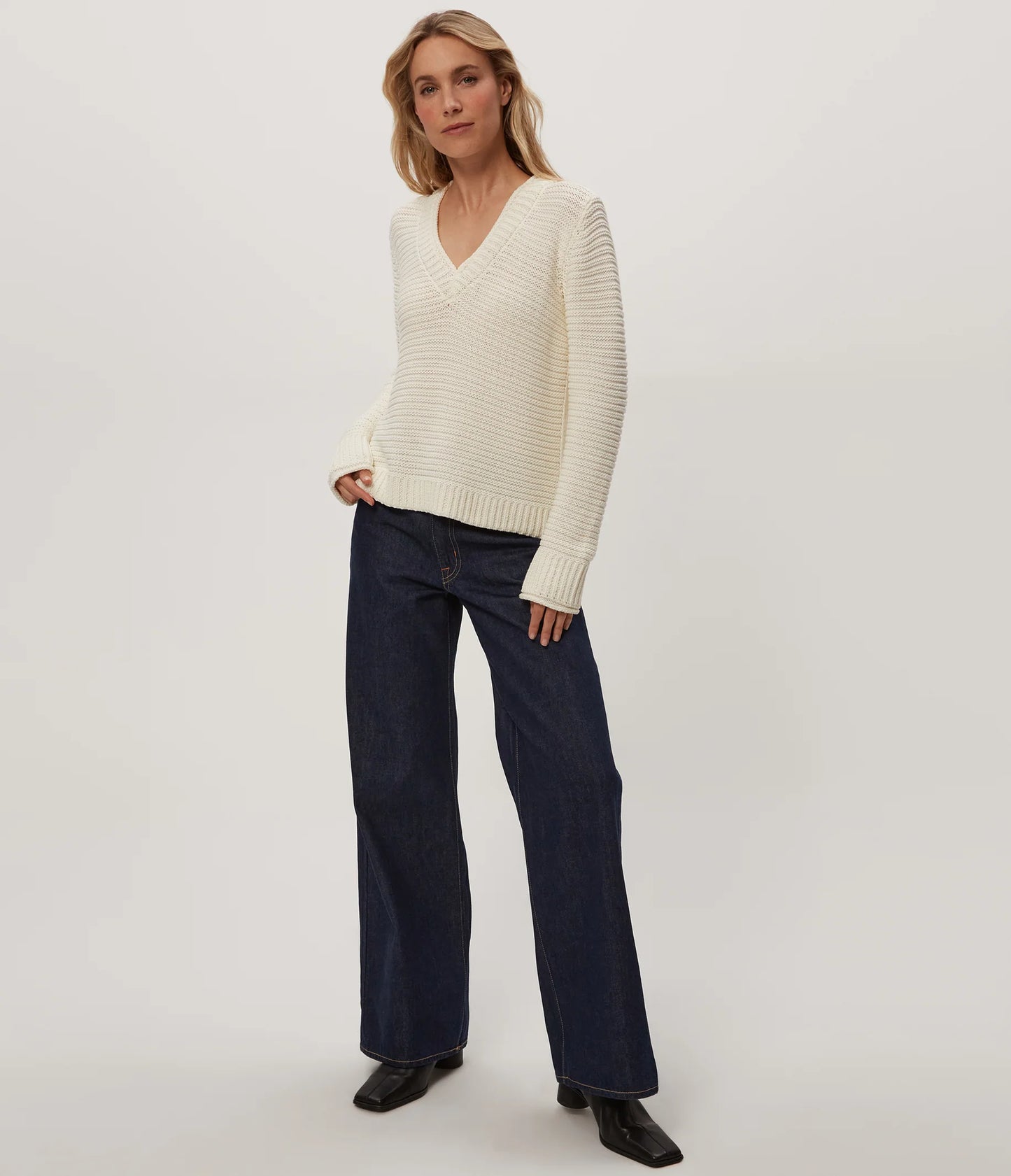 Michael Stars Linda V-Neck Pullover