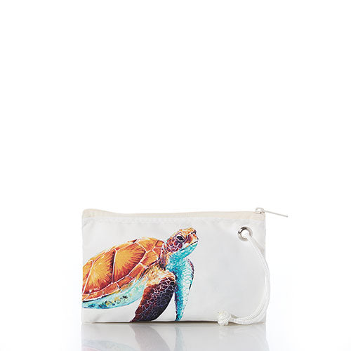 Sea Bags Multi Color Sea Turtle Wristlet