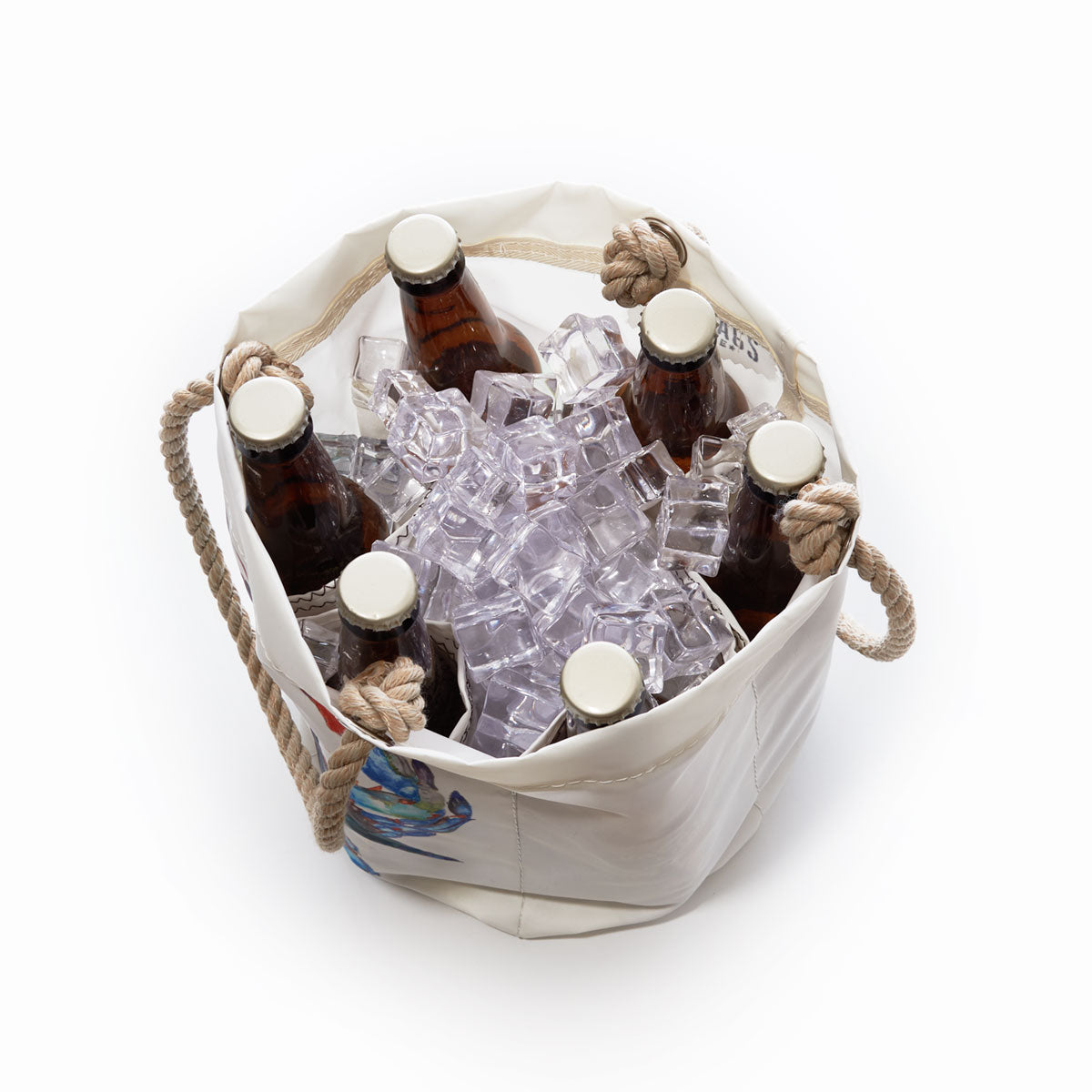 Sea Bags Watercolor Crab Beverage Bucket