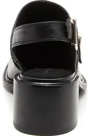 square-toe slingback pump rear heel view