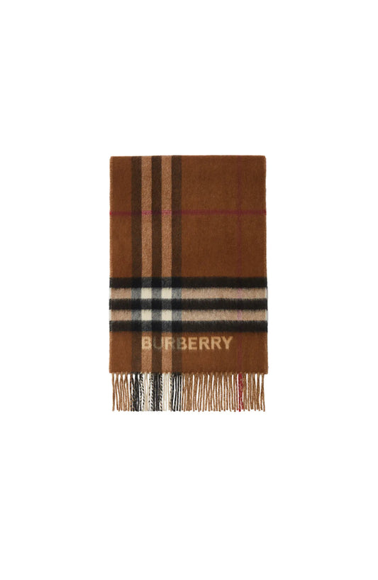 Burberry Contrast Check Cashmere Scarf