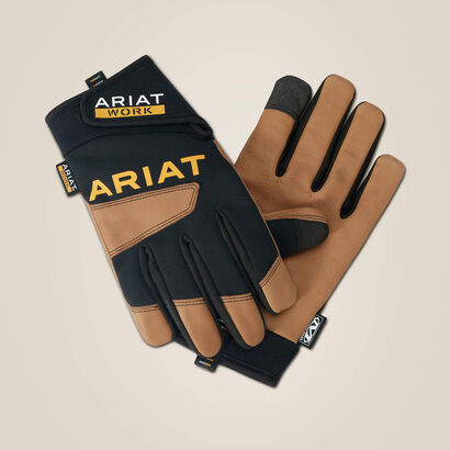Pro waterproof work glove — leather construction, waterproof liner, clean product view