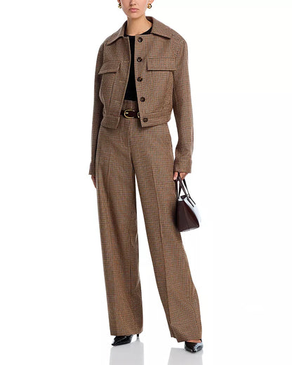 A.L.C. Blake Plaid Wool Jacket