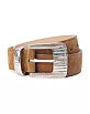 L'agence Aya Engraved Buckle Western Belt