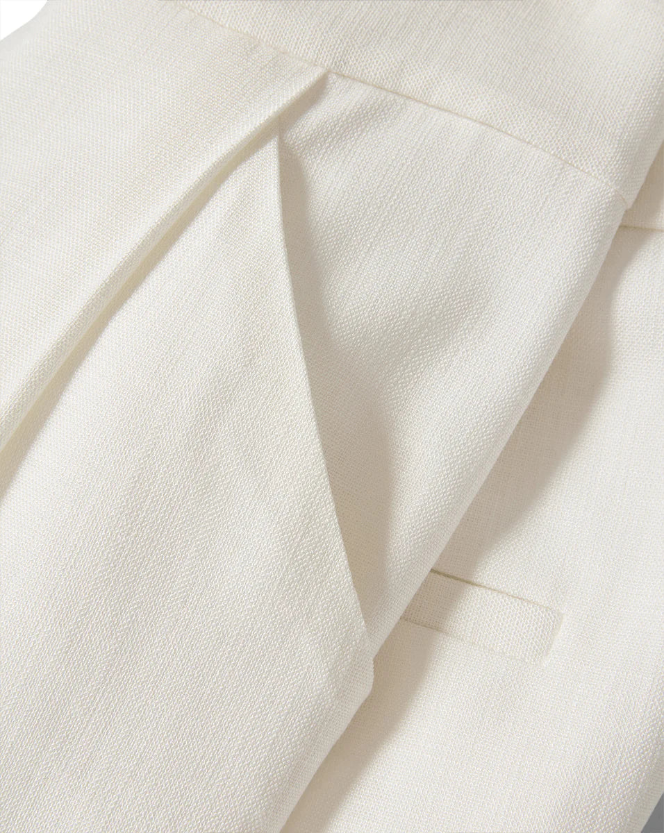 Dove White Pleated Short | Ranch To Sea Boutique™