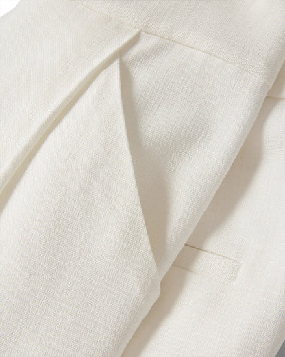 Dove White Pleated Short | Ranch To Sea Boutique™