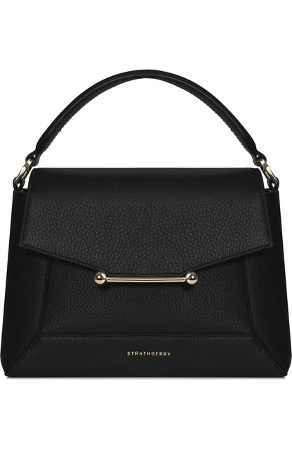 Strathberry:  Mosaic Leather Top Handle Bag