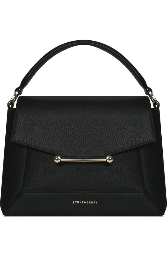 Strathberry:  Mosaic Leather Top Handle Bag