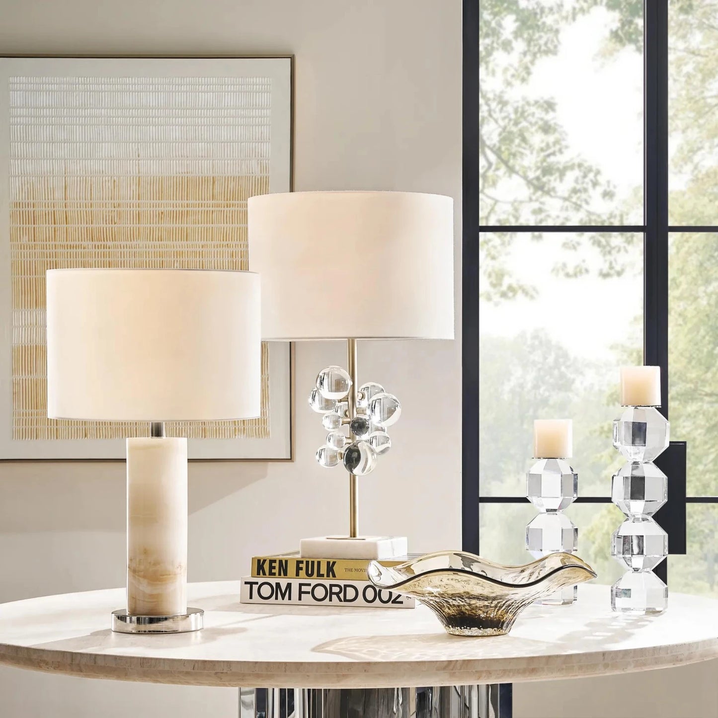 Hand-Painted Canvas Art Glimmer Paining