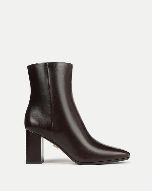 Veronica Beard Cera Leather Ankle Boot