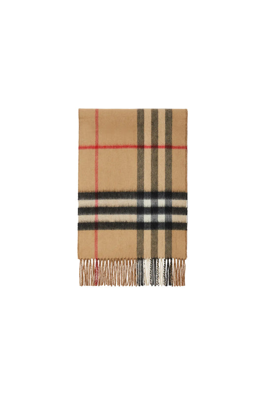 Burberry Contrast Check Cashmere Scarf