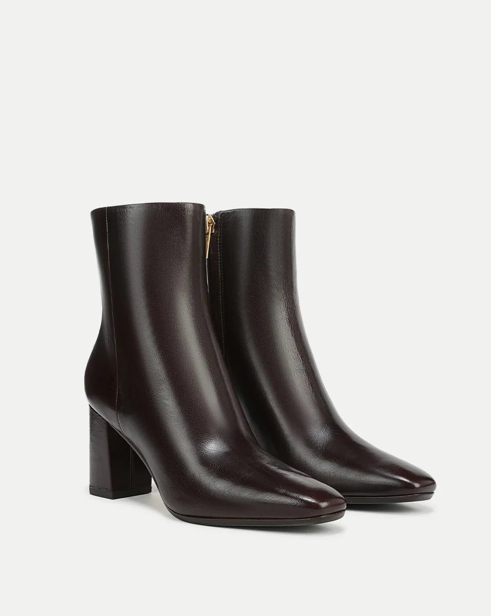 Veronica Beard Cera Leather Ankle Boot