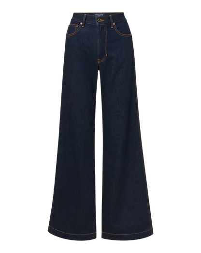 Veronica Beard Kasey Wide-Leg Jean
