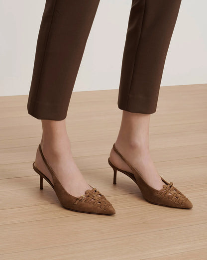 Rashida Woven Slingback Heel