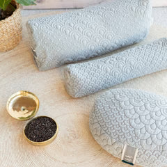 Crystal Cove Organic Cotton Yoga Cushion Set