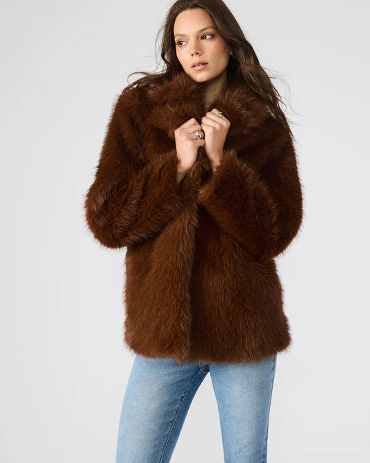 Steve Madden Kindra Faux Fur Jacket