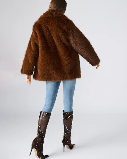 Steve Madden Kindra Faux Fur Jacket
