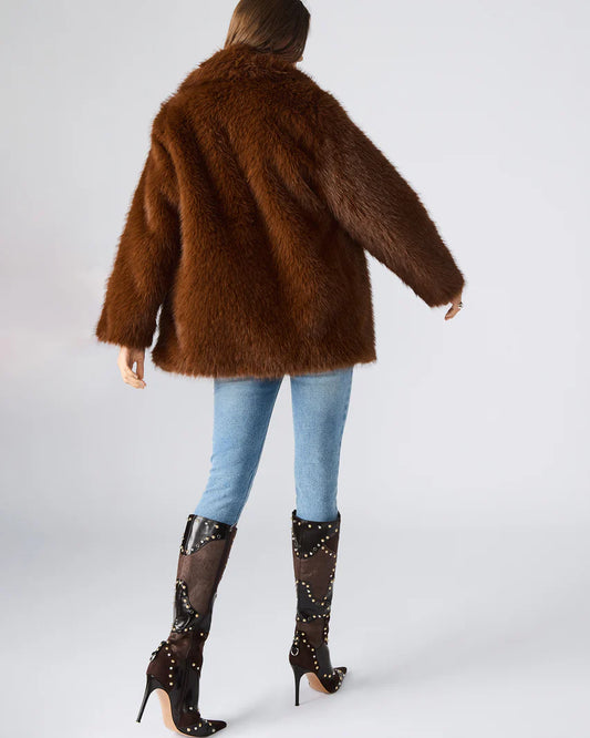 Steve Madden Kindra Faux Fur Jacket
