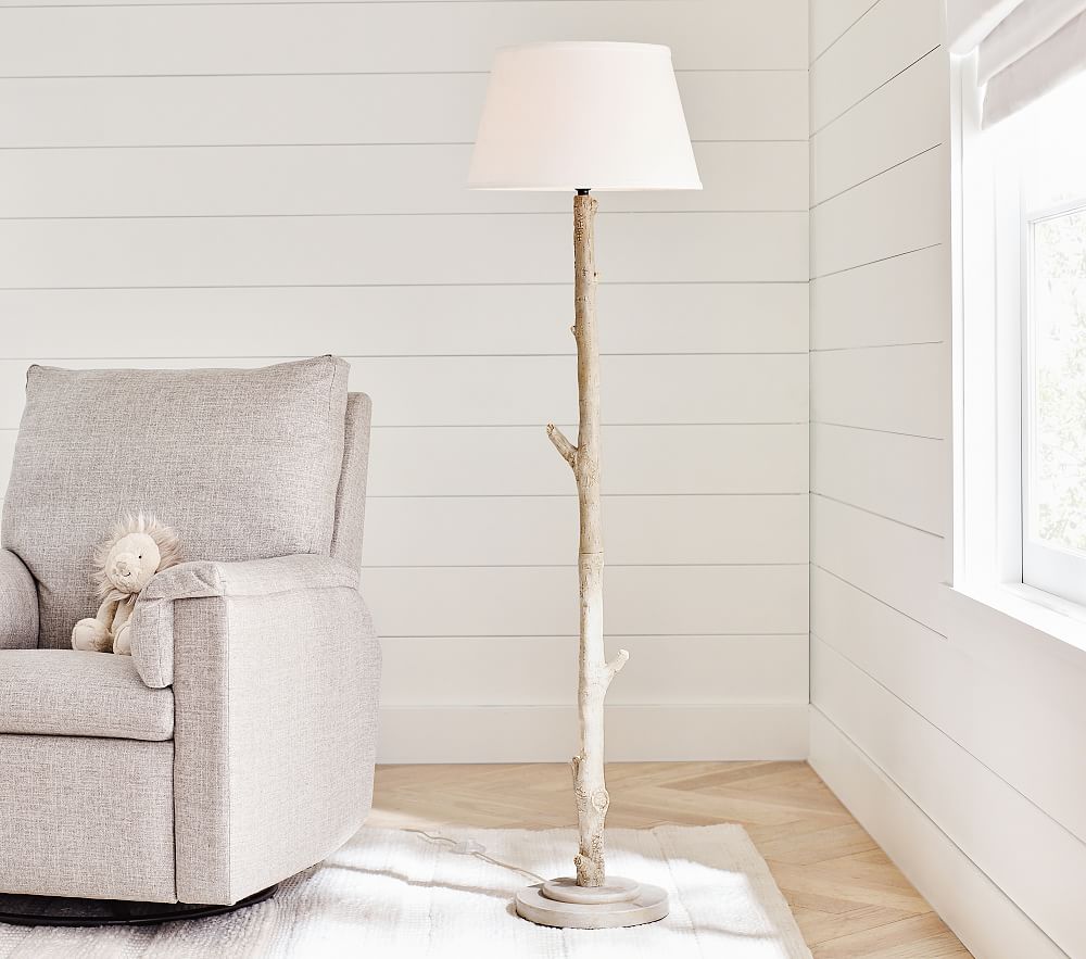 PB Kids Birch Floor Lamp 61"