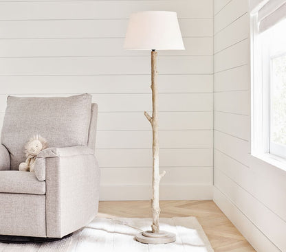 PB Kids Birch Floor Lamp 61"