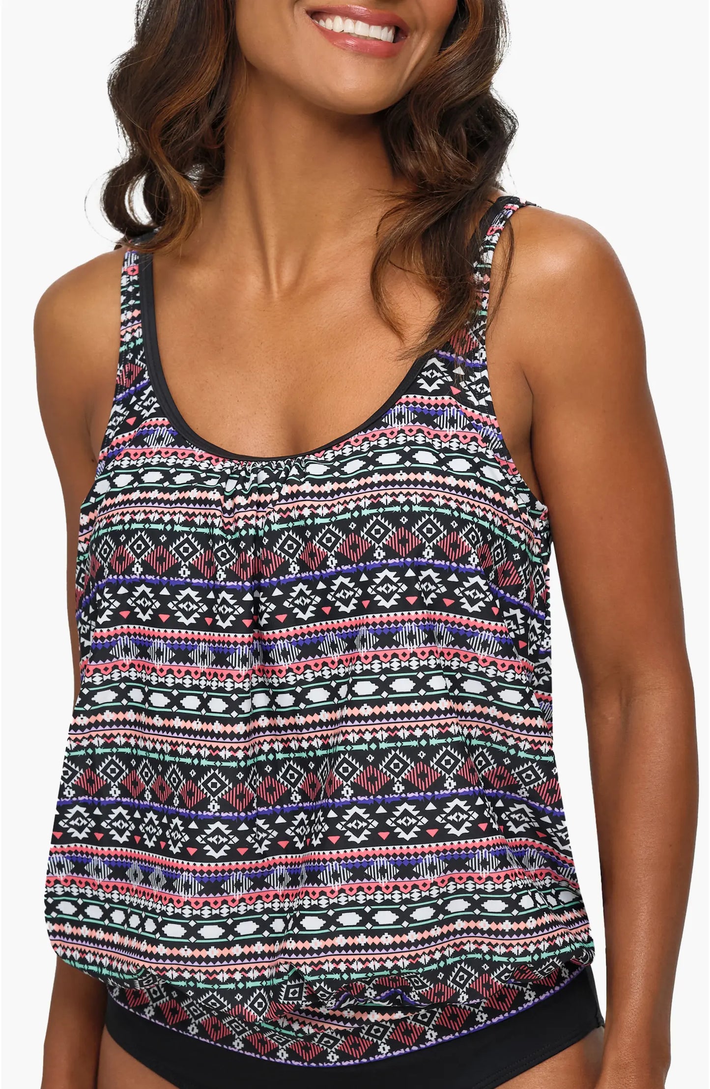 LASCANA Oversized Tankini Top