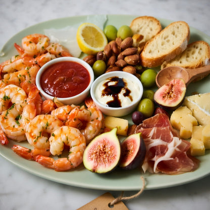 Sage Seaweed Oval Serving Platter 10x14 Inch - Canyon Sage Coastal Shine™ Collection | Ranch To Sea Boutique™