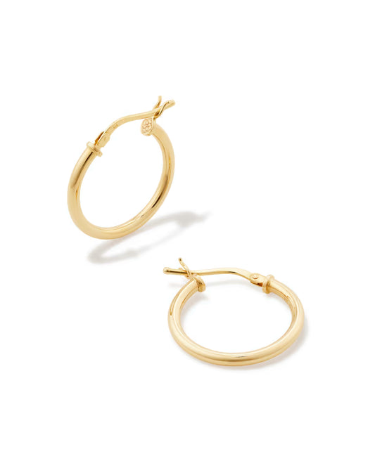 Kendra Scott Giana 30mm 14k Yellow Gold Hoop