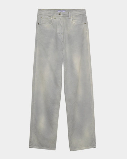 Prada Low-Rise Straight-Leg Corduroy Jeans