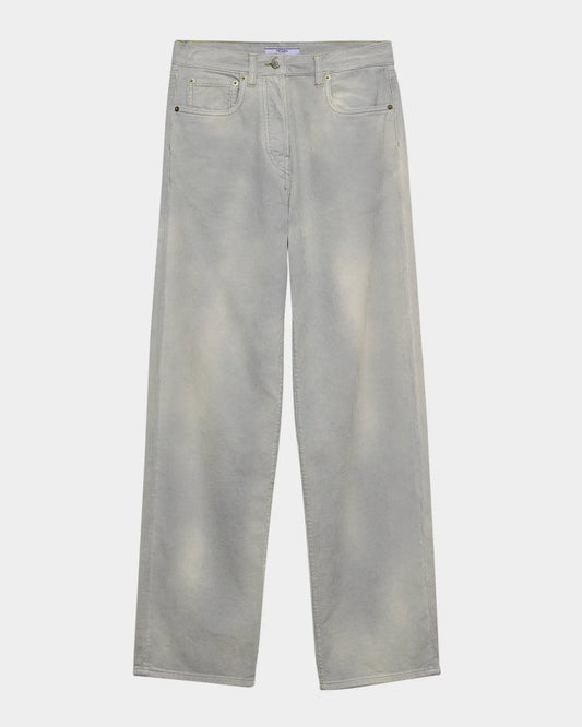 Prada Low-Rise Straight-Leg Corduroy Jeans